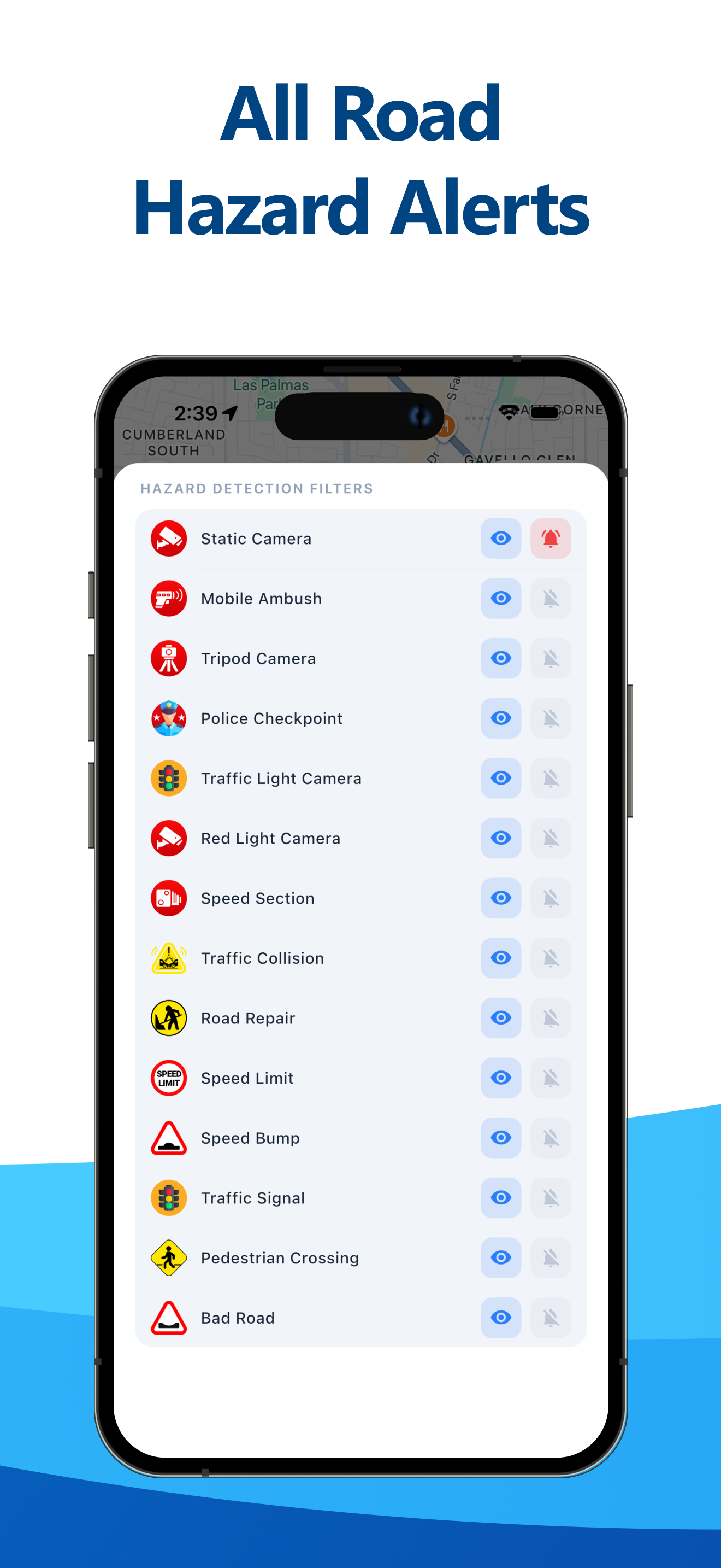 iOS report hazard